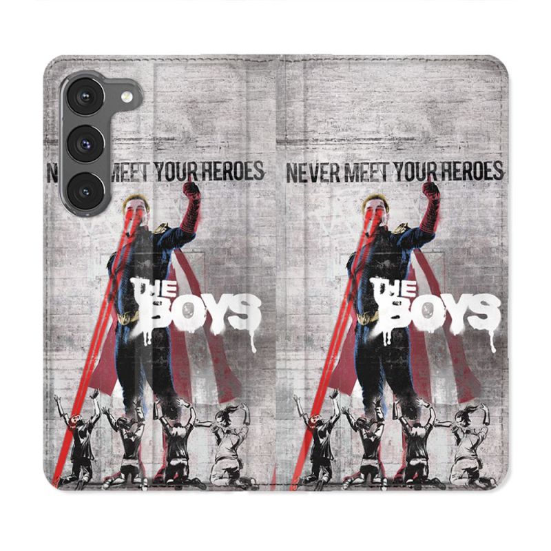 Housse Cuir Portefeuille Pour Samsung Galaxy A26 5G The Boys Affiche