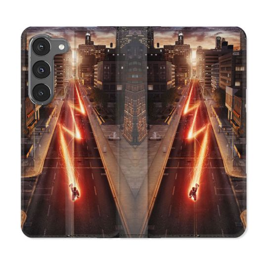 Housse Cuir Portefeuille Pour Samsung Galaxy A26 5G The Flash City