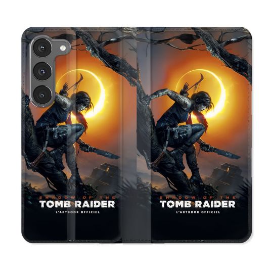 Housse Cuir Portefeuille Pour Samsung Galaxy A26 5G Tomb Raider