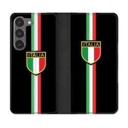 Housse Cuir Portefeuille Pour Samsung Galaxy A26 5G Voyage Italie 3 Noir