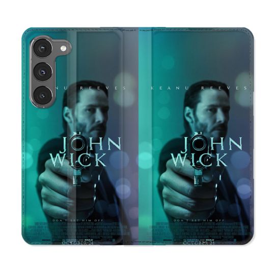 Housse Cuir Portefeuille Pour Samsung Galaxy A36 5G John Wick