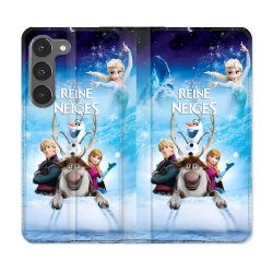 Housse Cuir Portefeuille Pour Samsung Galaxy A36 5G La Reine Des Neiges