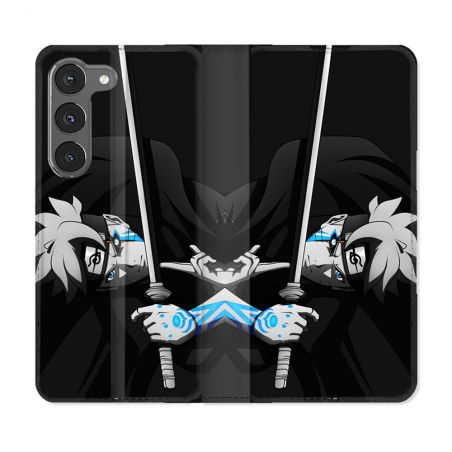 Housse Cuir Portefeuille Pour Samsung Galaxy A36 5G Manga Boruto Epée