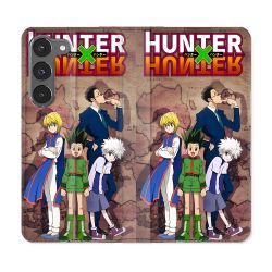 Housse Cuir Portefeuille Pour Samsung Galaxy A36 5G Manga Hunter X Hunter Vintage