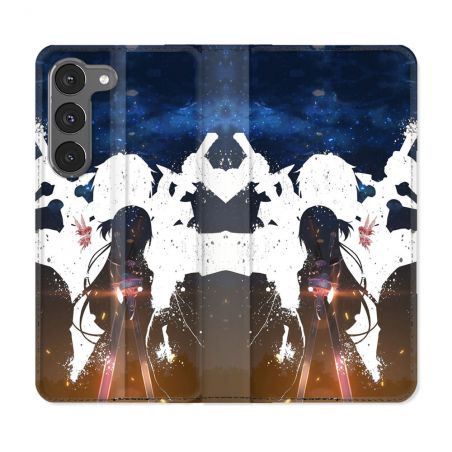 Housse Cuir Portefeuille Pour Samsung Galaxy A36 5G Manga SAO sword Art Online Asuna