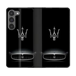 Housse Cuir Portefeuille Pour Samsung Galaxy A36 5G Maserati