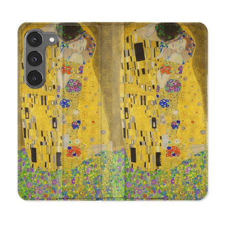 Housse Cuir Portefeuille Pour Samsung Galaxy A36 5G Peinture Le Baiser