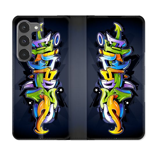 Housse Cuir Portefeuille Pour Samsung Galaxy A36 5G Street Art Graffiti