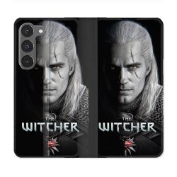 Housse Cuir Portefeuille Pour Samsung Galaxy A36 5G The Witcher Noir