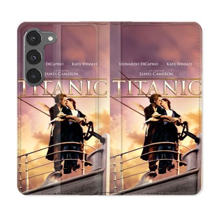 Housse Cuir Portefeuille Pour Samsung Galaxy A36 5G Titanic