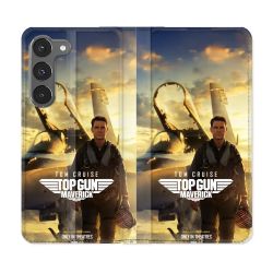 Housse Cuir Portefeuille Pour Samsung Galaxy A36 5G Top Gun