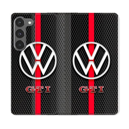 Housse Cuir Portefeuille Pour Samsung Galaxy A36 5G Volkwagen Line