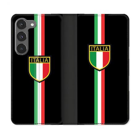 Housse Cuir Portefeuille Pour Samsung Galaxy A36 5G Voyage Italie 3 Noir