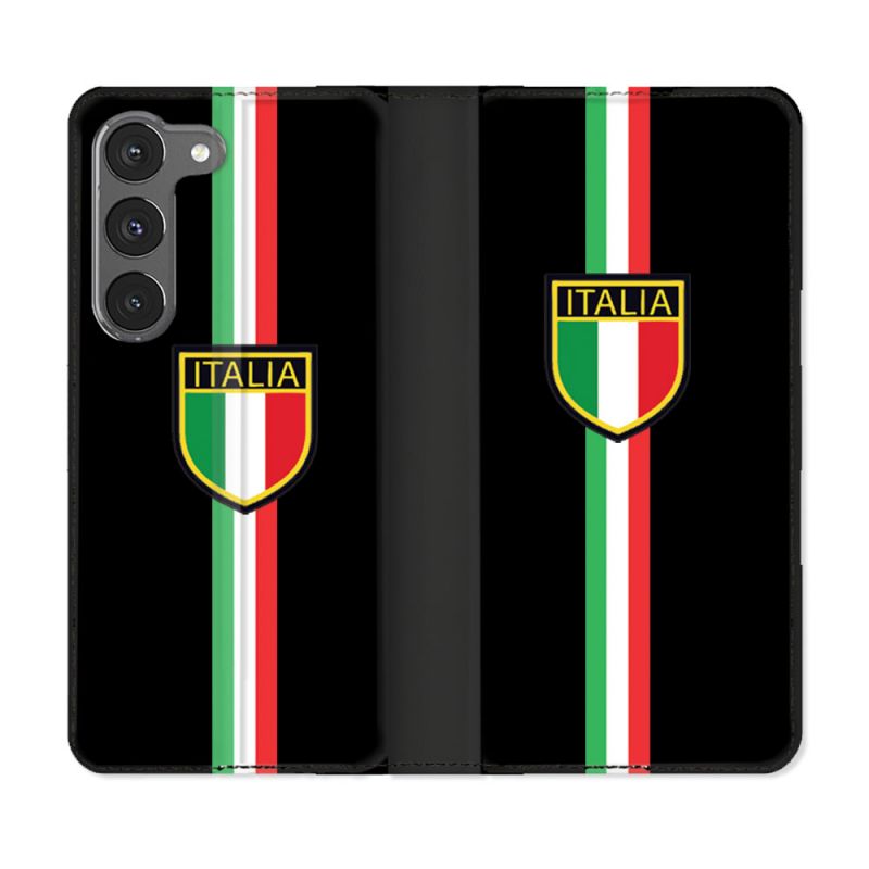 Housse Cuir Portefeuille Pour Samsung Galaxy A36 5G Voyage Italie 3 Noir