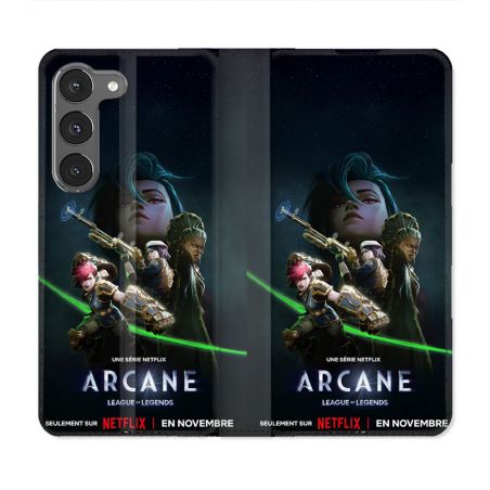 Housse Cuir Portefeuille Pour Samsung Galaxy A56 5G Arcane Affiche