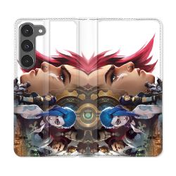 Housse Cuir Portefeuille Pour Samsung Galaxy A56 5G Arcane Jinx Sœur