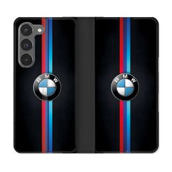 Housse Cuir Portefeuille Pour Samsung Galaxy A56 5G BMW Logo