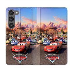 Housse Cuir Portefeuille Pour Samsung Galaxy A56 5G Cars Affiche