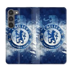 Housse Cuir Portefeuille Pour Samsung Galaxy A56 5G Foot Chelsea