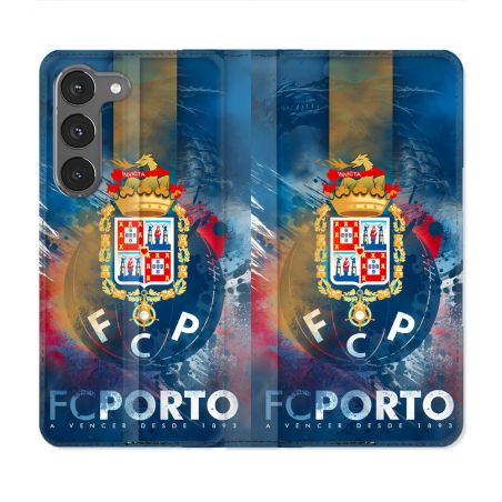 Housse Cuir Portefeuille Pour Samsung Galaxy A56 5G Foot FC Porto