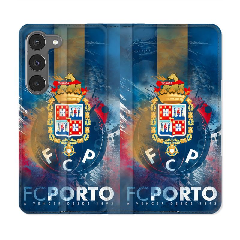 Housse Cuir Portefeuille Pour Samsung Galaxy A56 5G Foot FC Porto