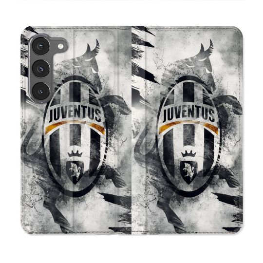 Housse Cuir Portefeuille Pour Samsung Galaxy A56 5G Foot Juventus Turin