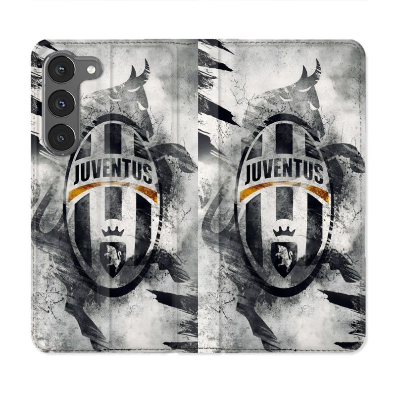 Housse Cuir Portefeuille Pour Samsung Galaxy A56 5G Foot Juventus Turin