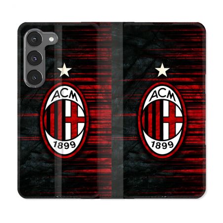 Housse Cuir Portefeuille Pour Samsung Galaxy A56 5G Foot Milan AC