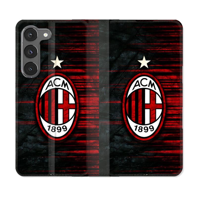Housse Cuir Portefeuille Pour Samsung Galaxy A56 5G Foot Milan AC