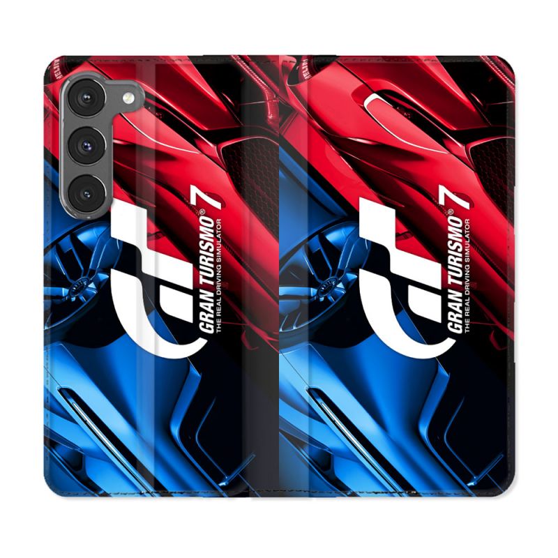 Housse Cuir Portefeuille Pour Samsung Galaxy A56 5G Gran Turismo