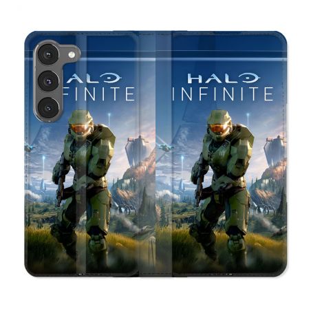 Housse Cuir Portefeuille Pour Samsung Galaxy A56 5G Halo