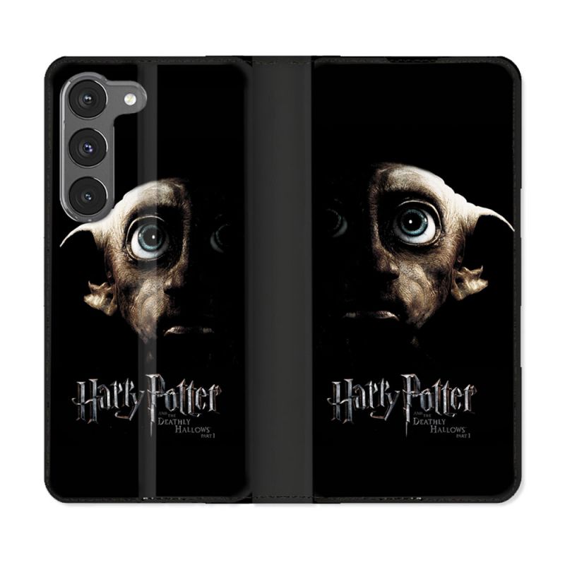 Housse Cuir Portefeuille Pour Samsung Galaxy A56 5G Harry Potter Hollows Dobby