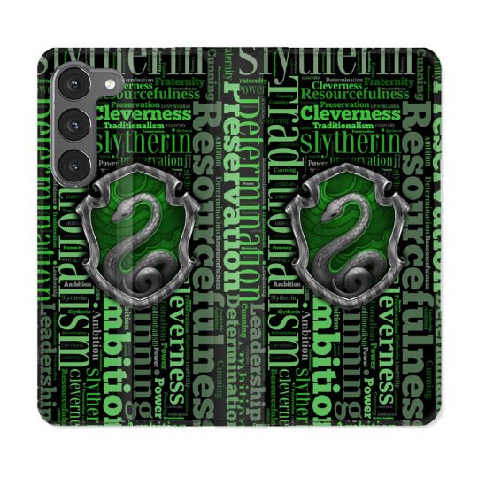 Housse Cuir Portefeuille Pour Samsung Galaxy A56 5G Harry Potter Serpentar