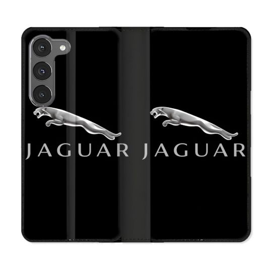 Housse Cuir Portefeuille Pour Samsung Galaxy A56 5G Jaguar