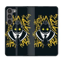 Housse Cuir Portefeuille Pour Samsung Galaxy A56 5G Manga Assassination Classroom Kuro Noir