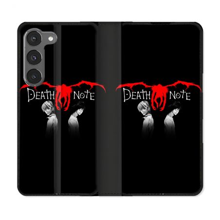 Housse Cuir Portefeuille Pour Samsung Galaxy A56 5G Manga Death Note Noir
