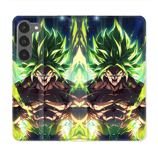 Housse Cuir Portefeuille Pour Samsung Galaxy A56 5G Manga Dragon Ball Broly