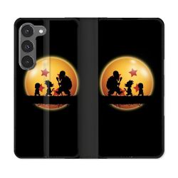 Housse Cuir Portefeuille Pour Samsung Galaxy A56 5G Manga Dragon Ball Vintage