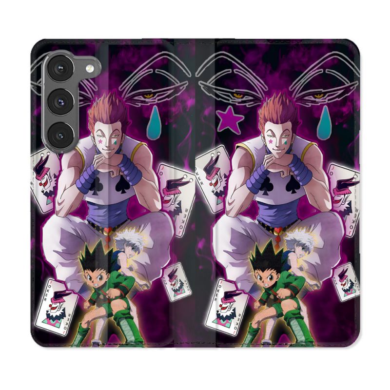 Housse Cuir Portefeuille Pour Samsung Galaxy A56 5G Manga Hunter X Hunter Hisoka