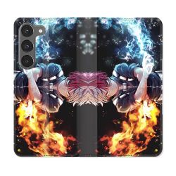 Housse Cuir Portefeuille Pour Samsung Galaxy A56 5G Manga My Hero Academia Shoto