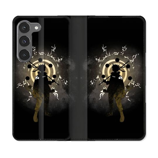 Housse Cuir Portefeuille Pour Samsung Galaxy A56 5G Manga Naruto Sage