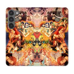 Housse Cuir Portefeuille Pour Samsung Galaxy A56 5G Manga One Piece Nakama