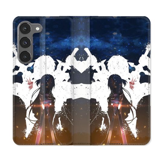 Housse Cuir Portefeuille Pour Samsung Galaxy A56 5G Manga SAO sword Art Online Asuna