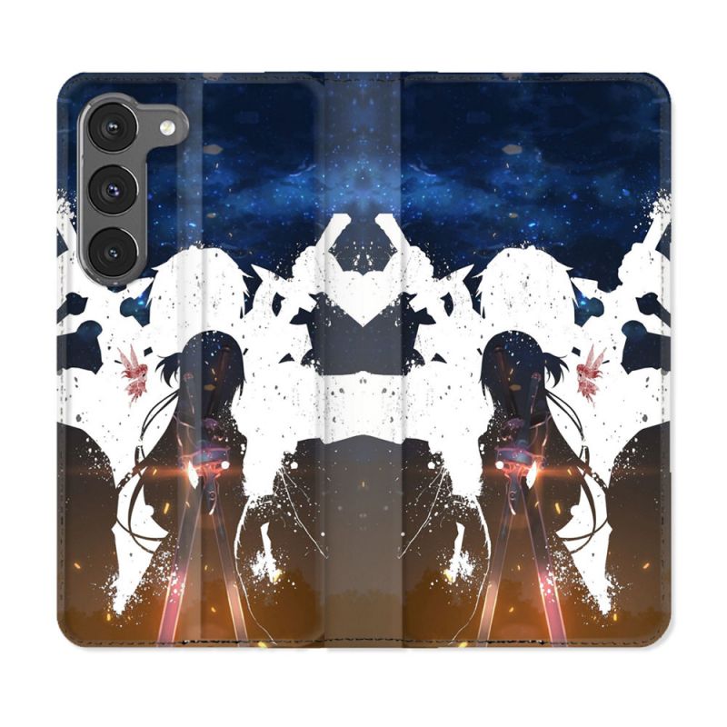 Housse Cuir Portefeuille Pour Samsung Galaxy A56 5G Manga SAO sword Art Online Asuna