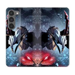Housse Cuir Portefeuille Pour Samsung Galaxy A56 5G Manga Solo Leveling Sung Epee