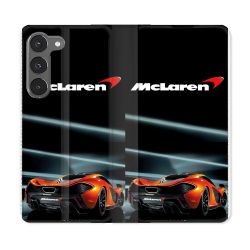 Housse Cuir Portefeuille Pour Samsung Galaxy A56 5G Mc Laren