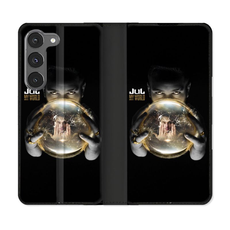 Housse Cuir Portefeuille Pour Samsung Galaxy A56 5G Musique Jul Affiche