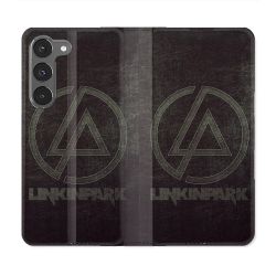 Housse Cuir Portefeuille Pour Samsung Galaxy A56 5G Musique Rock Linkin Park