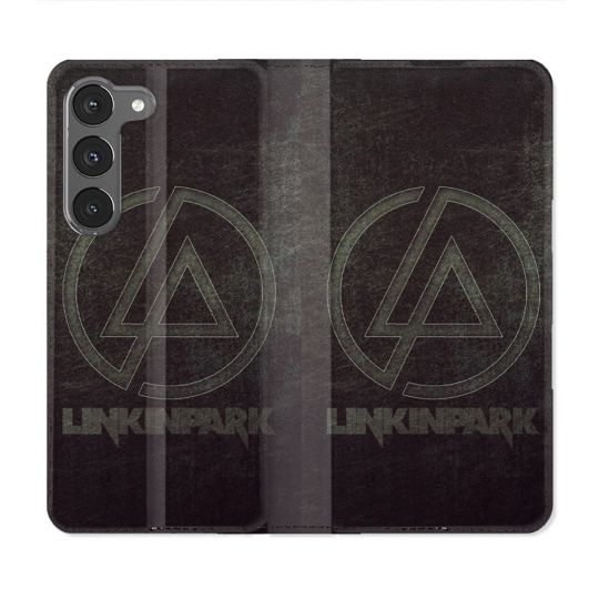 Housse Cuir Portefeuille Pour Samsung Galaxy A56 5G Musique Rock Linkin Park