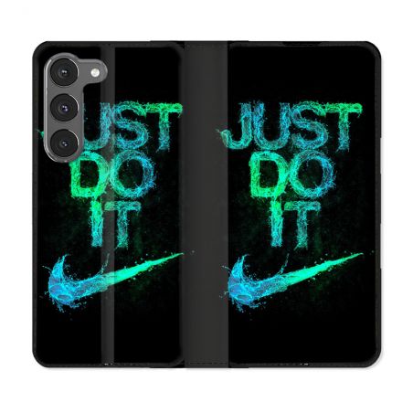 Housse Cuir Portefeuille Pour Samsung Galaxy A56 5G Nike Just Do It